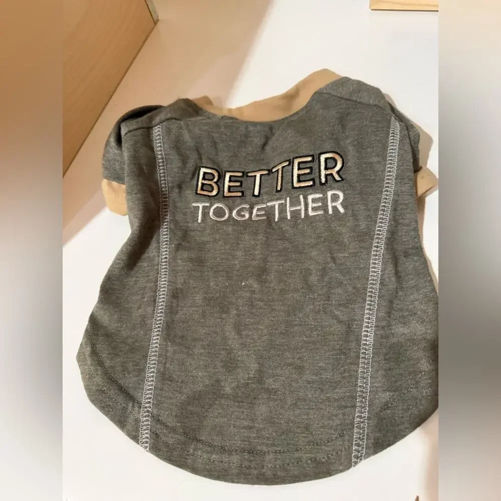 Reddy Better Together Panel Tee for Dogs S